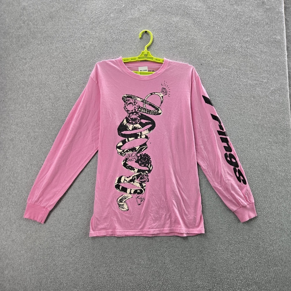 Ariana Grande Men Shirt M Pink Sweetener World Tour Long Sleeve Concert